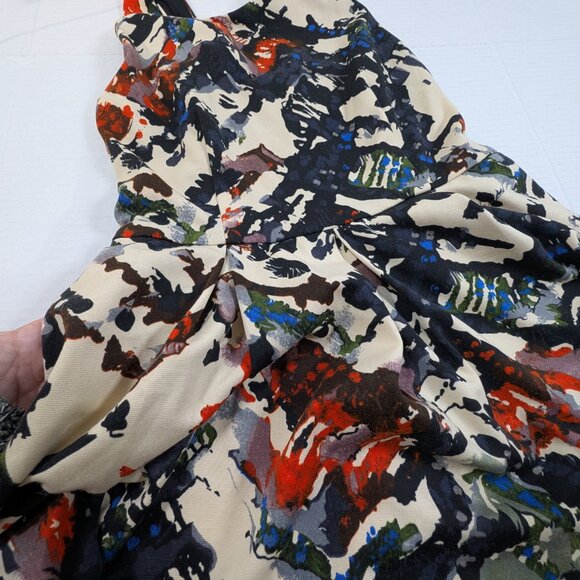 Maeve Anthropologie Fit and Flare Pockets Colorful Stretchy Women's XS - Picture 9 of 9